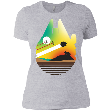 T-Shirts Heather Grey / X-Small Escape from Desert Planet Women's Premium T-Shirt