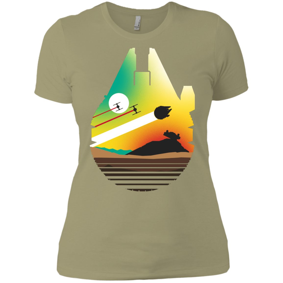 T-Shirts Light Olive / X-Small Escape from Desert Planet Women's Premium T-Shirt