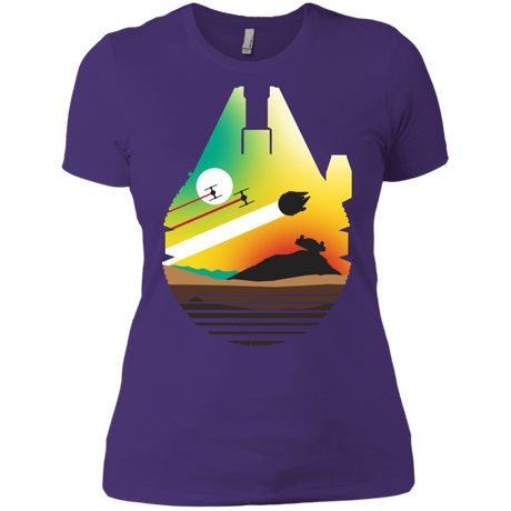 T-Shirts Purple Rush/ / X-Small Escape from Desert Planet Women's Premium T-Shirt