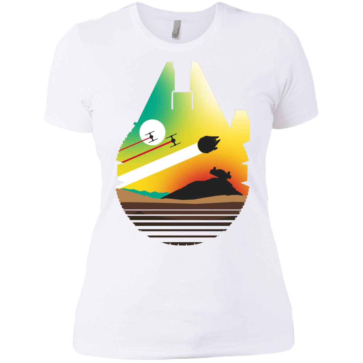 T-Shirts White / X-Small Escape from Desert Planet Women's Premium T-Shirt