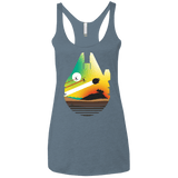 T-Shirts Indigo / X-Small Escape from Desert Planet Women's Triblend Racerback Tank