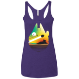 T-Shirts Purple Rush / X-Small Escape from Desert Planet Women's Triblend Racerback Tank