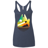 T-Shirts Vintage Navy / X-Small Escape from Desert Planet Women's Triblend Racerback Tank