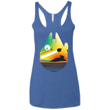 T-Shirts Vintage Royal / X-Small Escape from Desert Planet Women's Triblend Racerback Tank