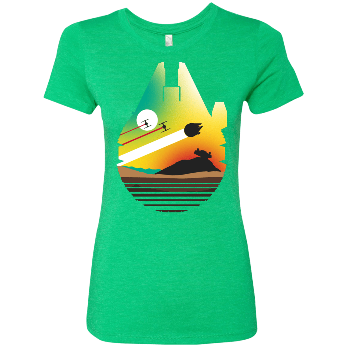 T-Shirts Envy / S Escape from Desert Planet Women's Triblend T-Shirt