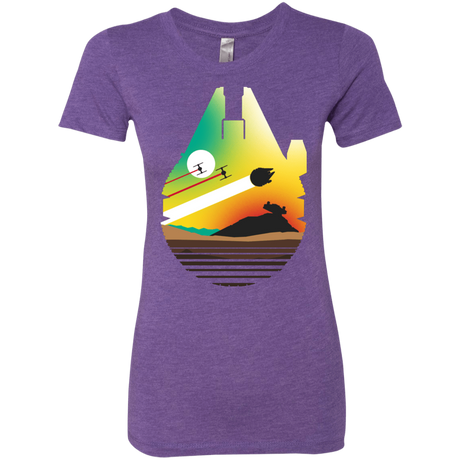 T-Shirts Purple Rush / S Escape from Desert Planet Women's Triblend T-Shirt