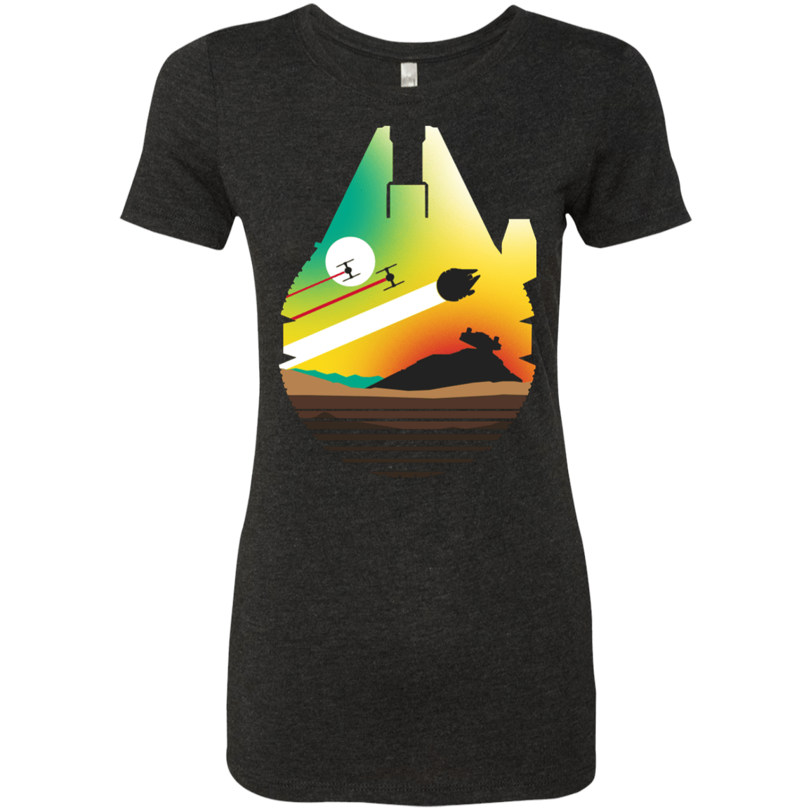 T-Shirts Vintage Black / S Escape from Desert Planet Women's Triblend T-Shirt