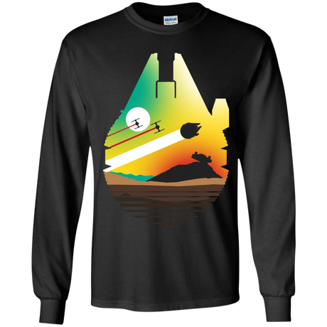 T-Shirts Black / YS Escape from Desert Planet Youth Long Sleeve T-Shirt