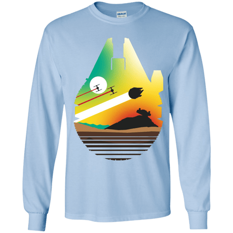 T-Shirts Light Blue / YS Escape from Desert Planet Youth Long Sleeve T-Shirt