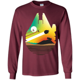 T-Shirts Maroon / YS Escape from Desert Planet Youth Long Sleeve T-Shirt