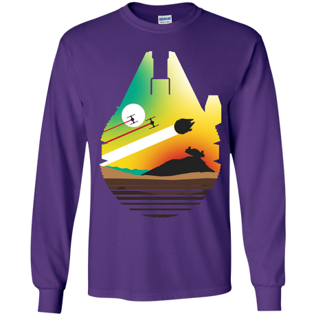T-Shirts Purple / YS Escape from Desert Planet Youth Long Sleeve T-Shirt