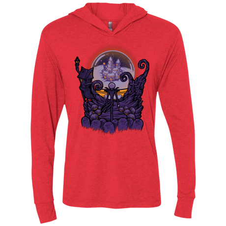 T-Shirts Vintage Red / X-Small Escape From Nightmare Triblend Long Sleeve Hoodie Tee