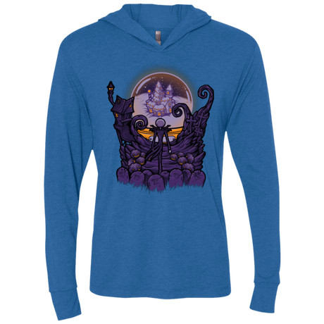 T-Shirts Vintage Royal / X-Small Escape From Nightmare Triblend Long Sleeve Hoodie Tee