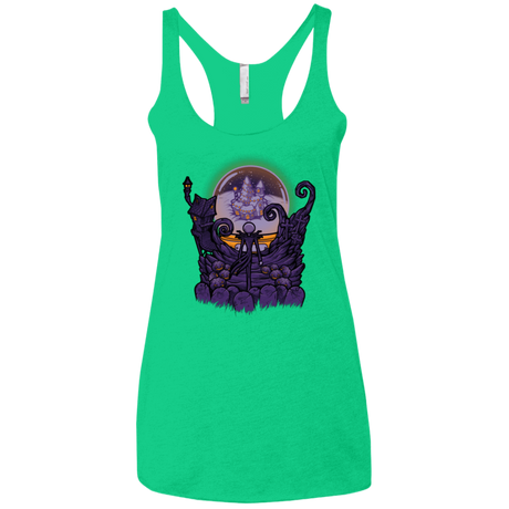 T-Shirts Envy / X-Small Escape From Nightmare Women's Triblend Racerback Tank