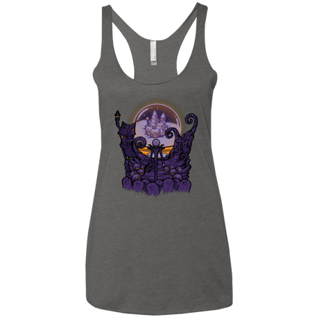 T-Shirts Premium Heather / X-Small Escape From Nightmare Women's Triblend Racerback Tank