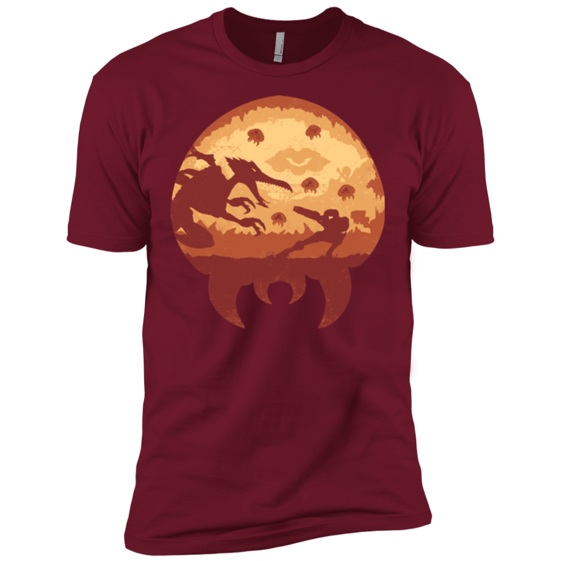 T-Shirts Cardinal / X-Small Escape from Zebes Men's Premium T-Shirt