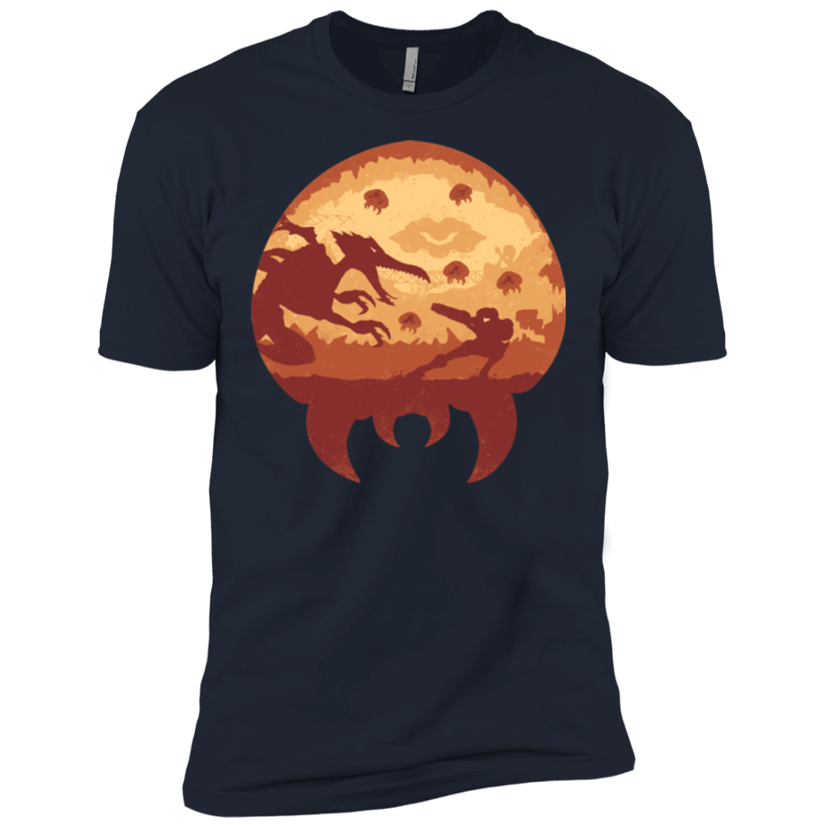 T-Shirts Midnight Navy / X-Small Escape from Zebes Men's Premium T-Shirt