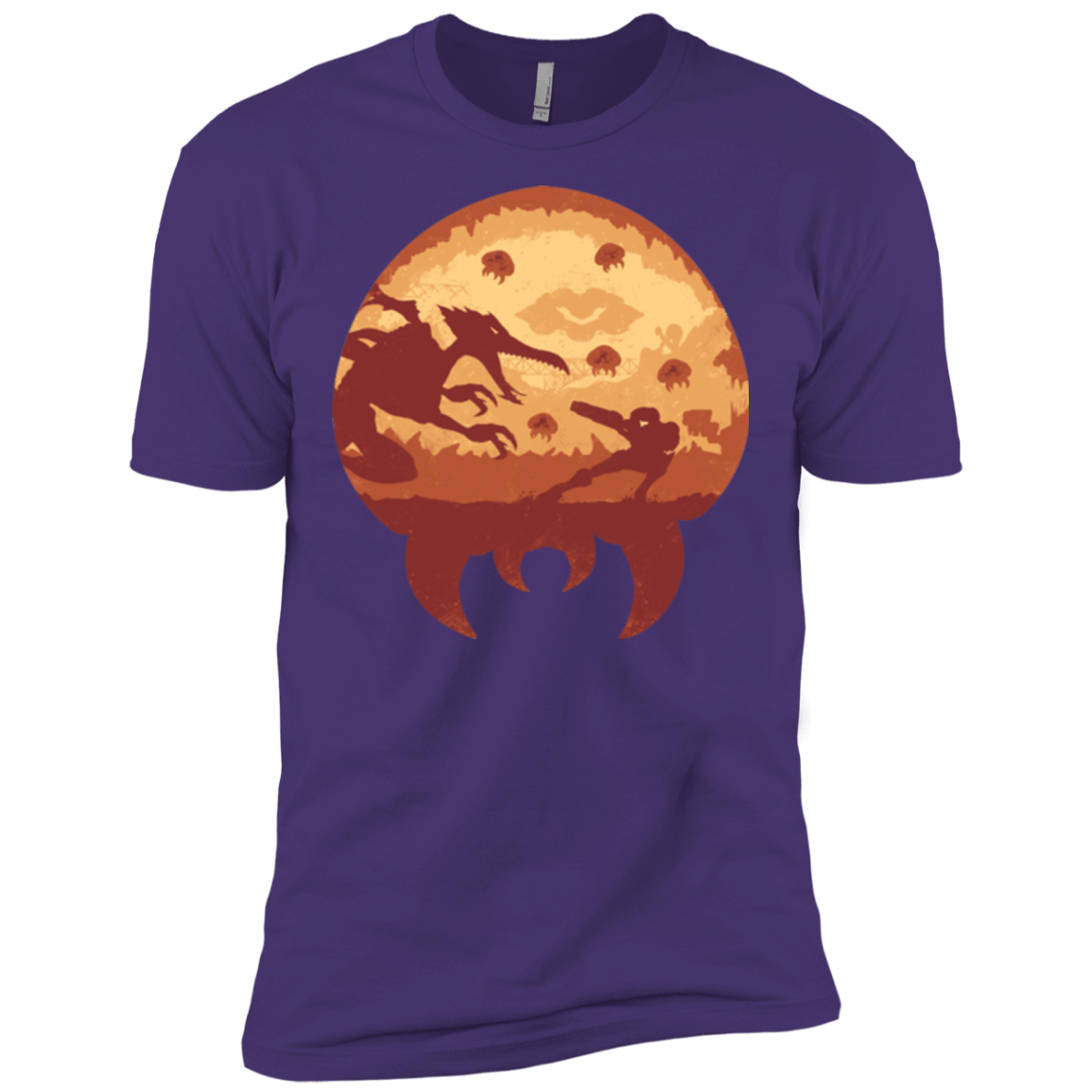 T-Shirts Purple / X-Small Escape from Zebes Men's Premium T-Shirt
