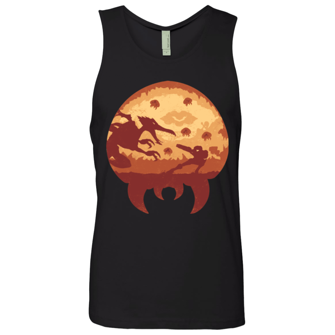 T-Shirts Black / Small Escape from Zebes Men's Premium Tank Top