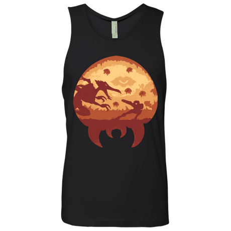 T-Shirts Black / Small Escape from Zebes Men's Premium Tank Top