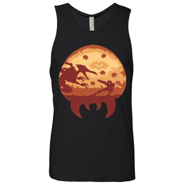 T-Shirts Black / Small Escape from Zebes Men's Premium Tank Top