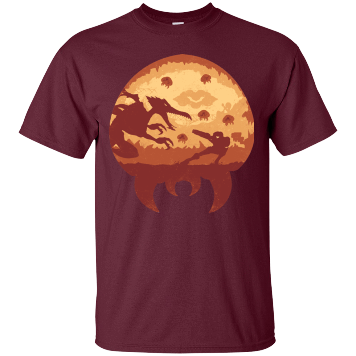 T-Shirts Maroon / Small Escape from Zebes T-Shirt
