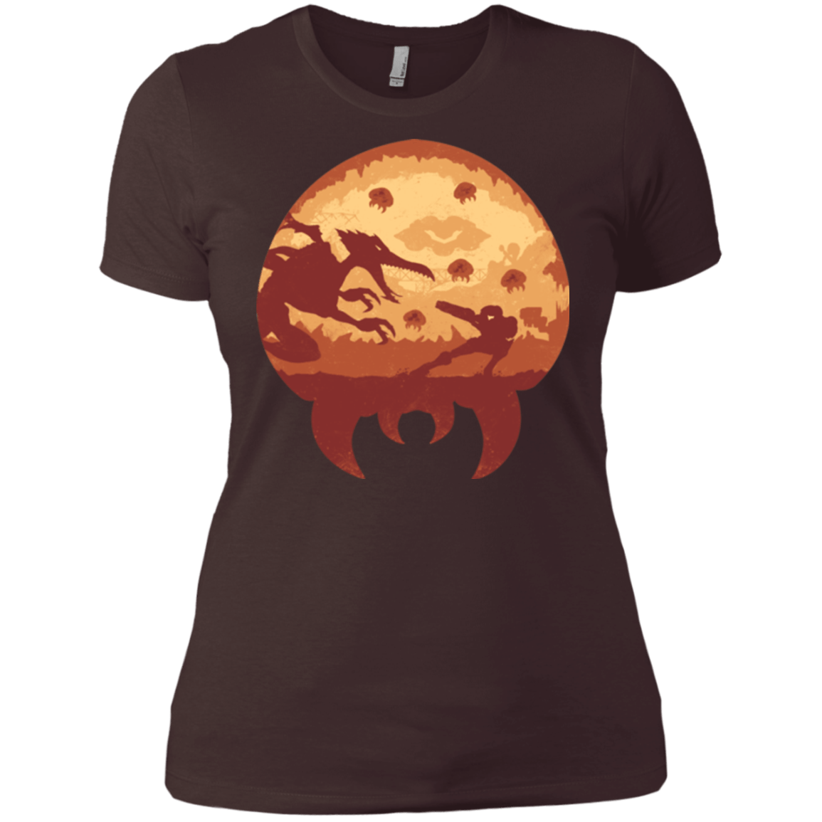 T-Shirts Dark Chocolate / X-Small Escape from Zebes Women's Premium T-Shirt