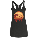 T-Shirts Vintage Black / X-Small Escape from Zebes Women's Triblend Racerback Tank