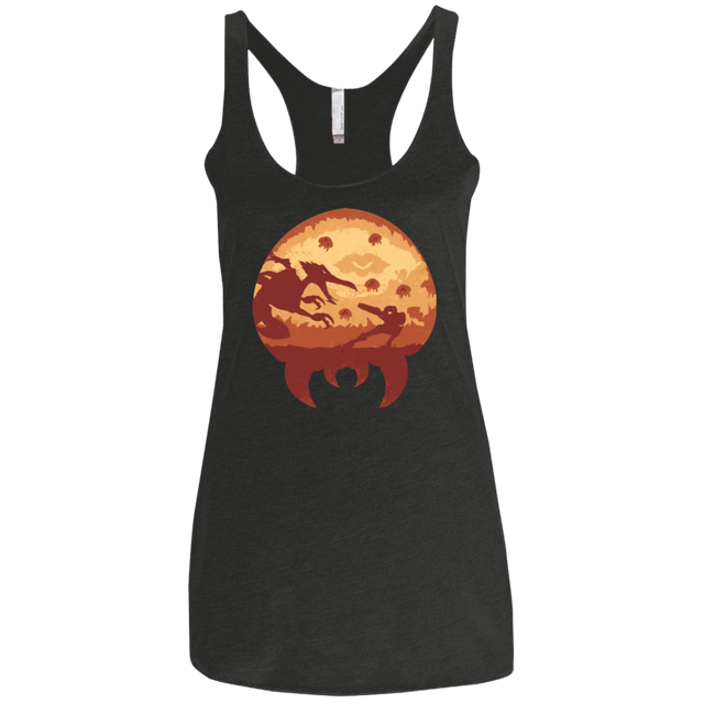 T-Shirts Vintage Black / X-Small Escape from Zebes Women's Triblend Racerback Tank