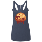 T-Shirts Vintage Navy / X-Small Escape from Zebes Women's Triblend Racerback Tank