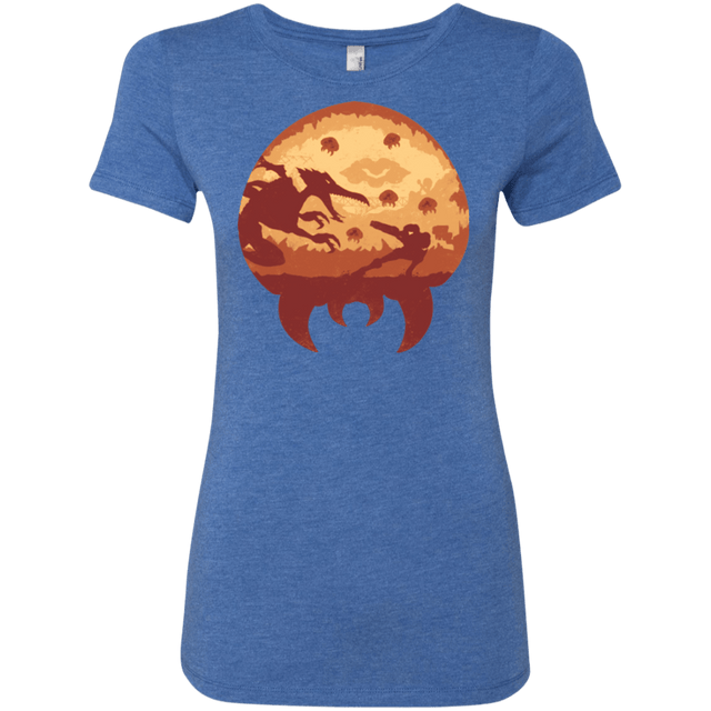 T-Shirts Vintage Royal / Small Escape from Zebes Women's Triblend T-Shirt