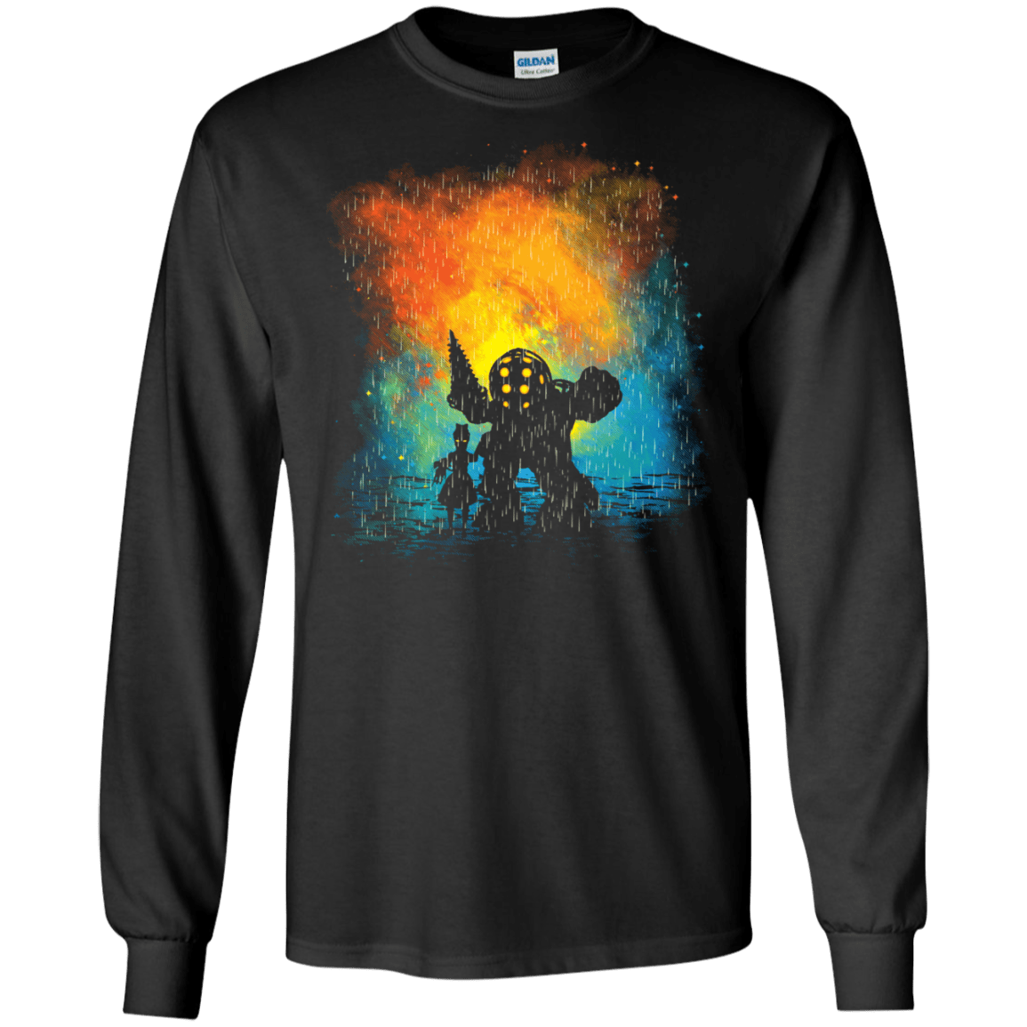 T-Shirts Black / S Escape Rapture Men's Long Sleeve T-Shirt