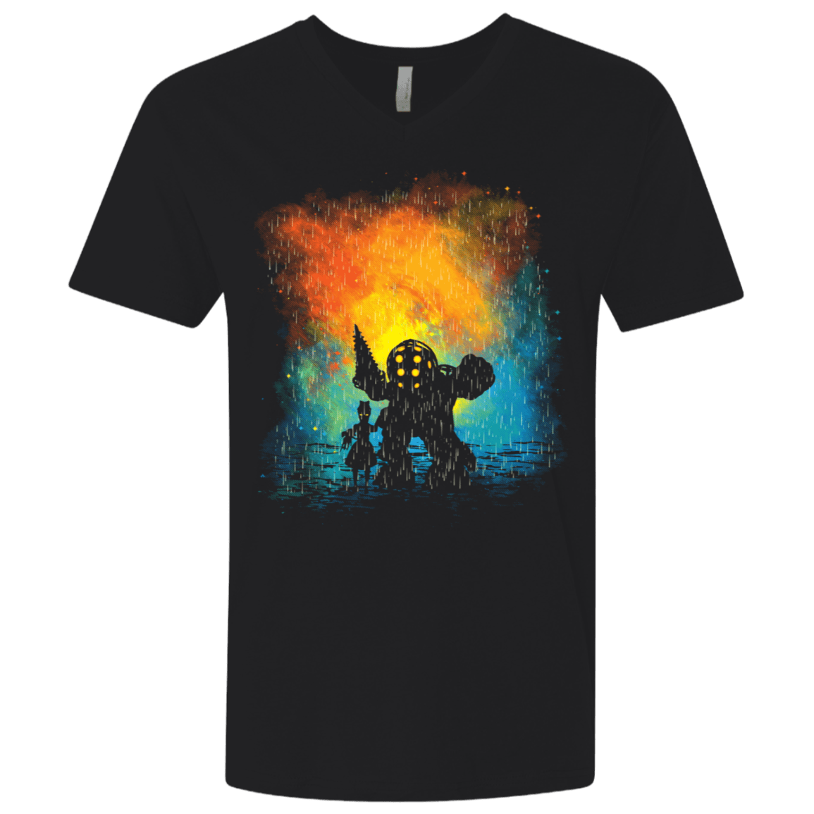 T-Shirts Black / X-Small Escape Rapture Men's Premium V-Neck