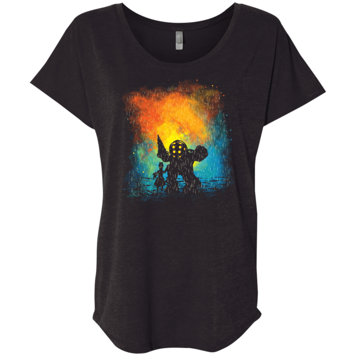 T-Shirts Vintage Black / X-Small Escape Rapture Triblend Dolman Sleeve