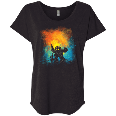 T-Shirts Vintage Black / X-Small Escape Rapture Triblend Dolman Sleeve