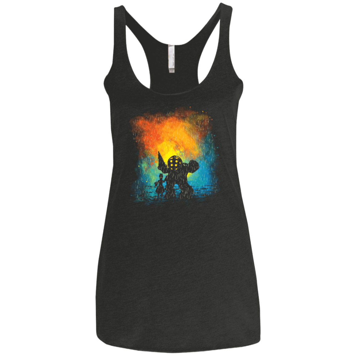 T-Shirts Vintage Black / X-Small Escape Rapture Women's Triblend Racerback Tank