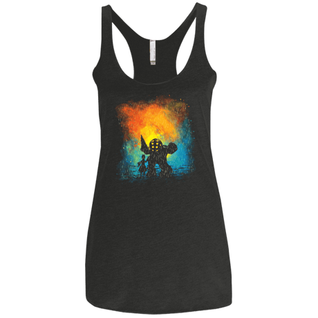 T-Shirts Vintage Black / X-Small Escape Rapture Women's Triblend Racerback Tank