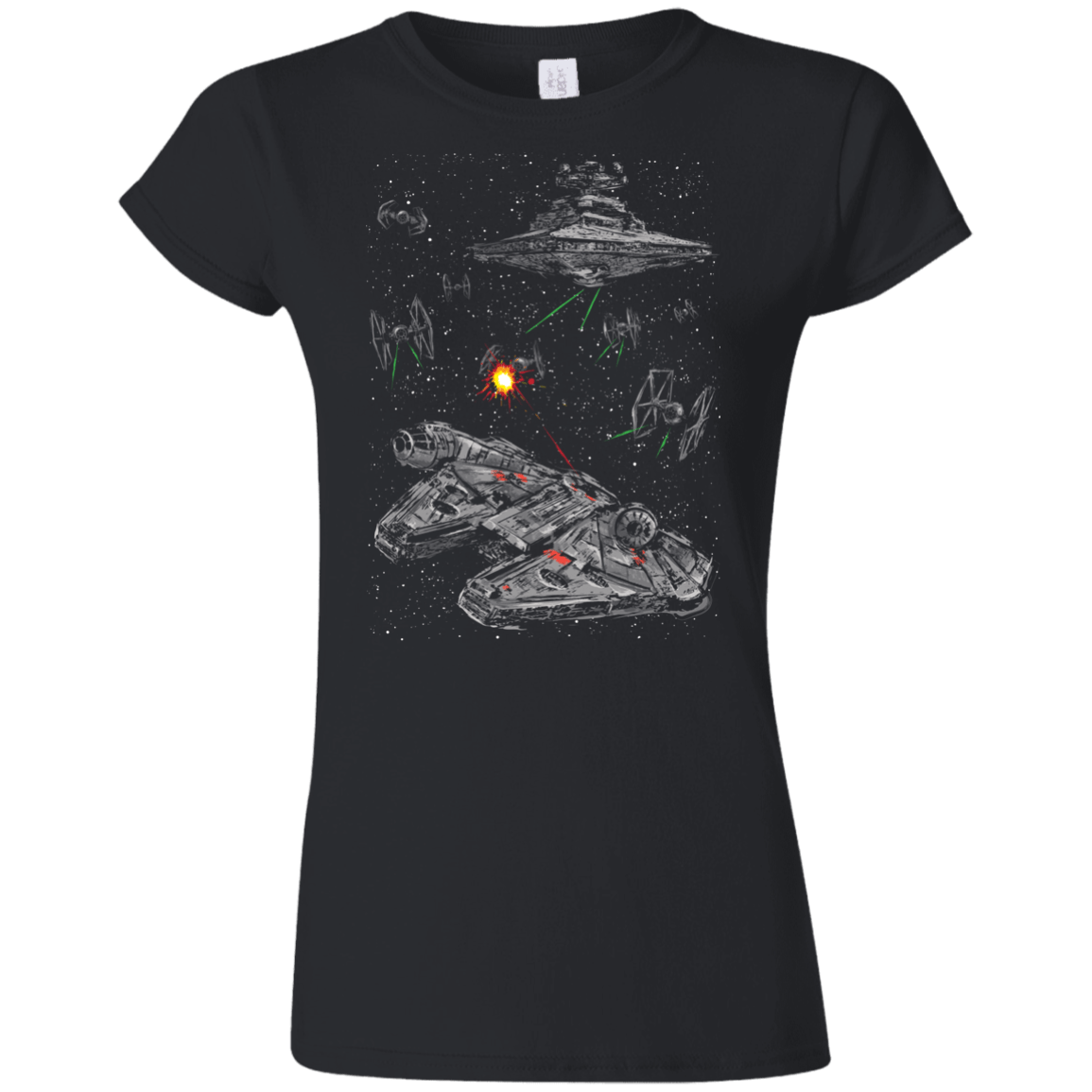 T-Shirts Black / S Escape the Imperial Navy Junior Slimmer-Fit T-Shirt