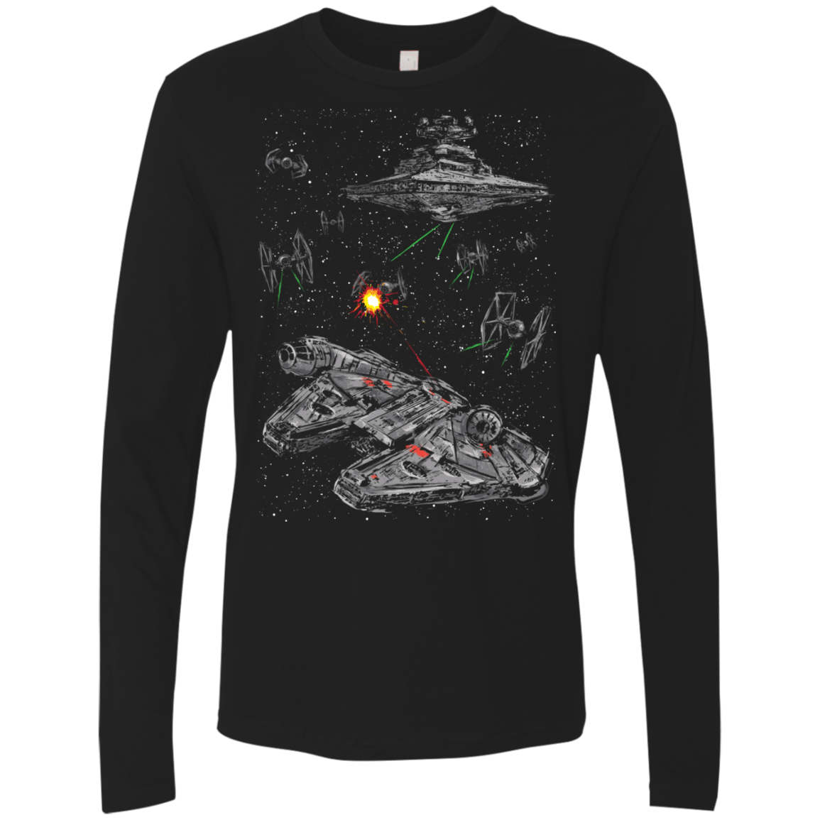 T-Shirts Black / S Escape the Imperial Navy Men's Premium Long Sleeve