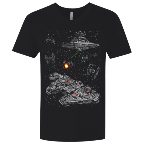 T-Shirts Black / X-Small Escape the Imperial Navy Men's Premium V-Neck