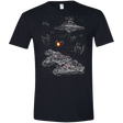 T-Shirts Black / X-Small Escape the Imperial Navy Men's Semi-Fitted Softstyle