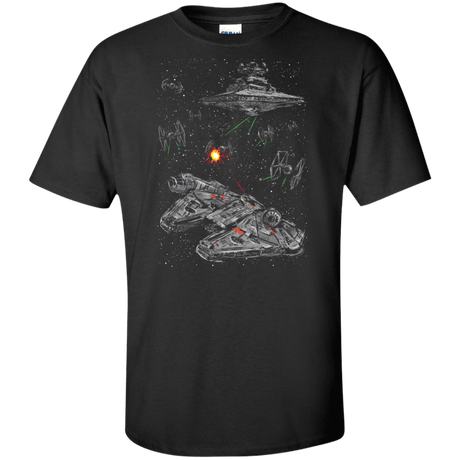 T-Shirts Black / XLT Escape the Imperial Navy Tall T-Shirt