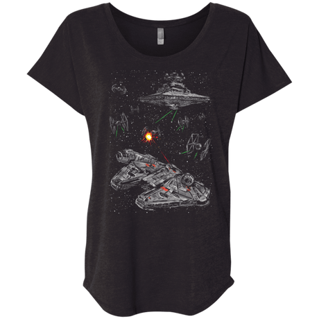 T-Shirts Vintage Black / X-Small Escape the Imperial Navy Triblend Dolman Sleeve