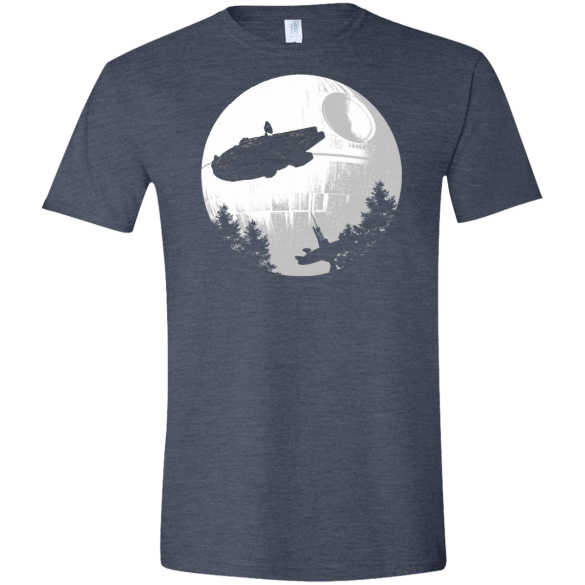 T-Shirts Heather Navy / S ET Parody Men's Semi-Fitted Softstyle