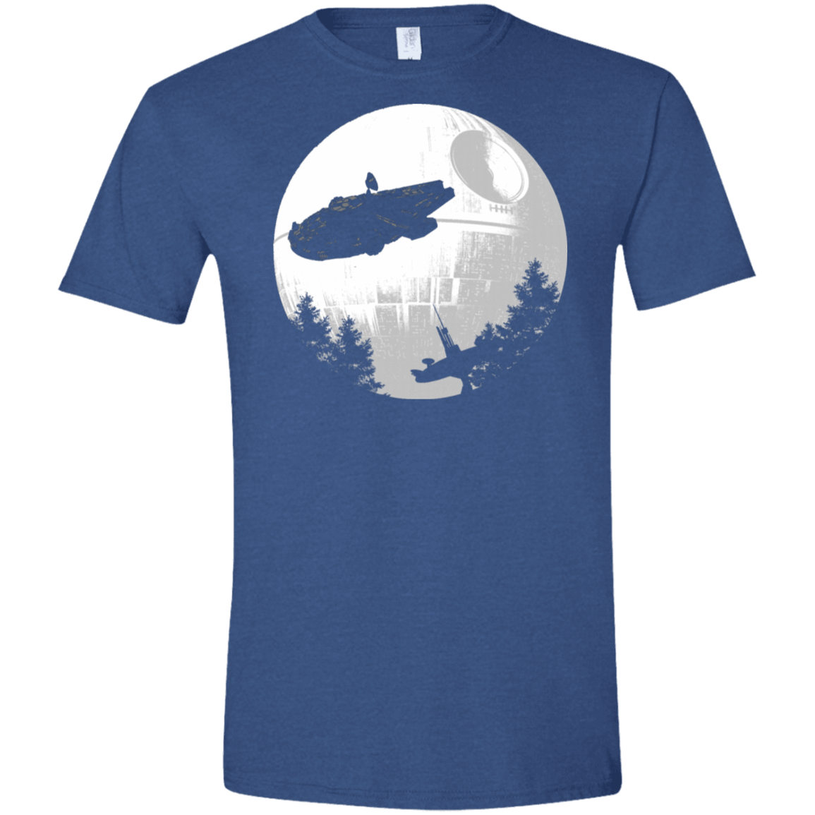 T-Shirts Heather Royal / X-Small ET Parody Men's Semi-Fitted Softstyle