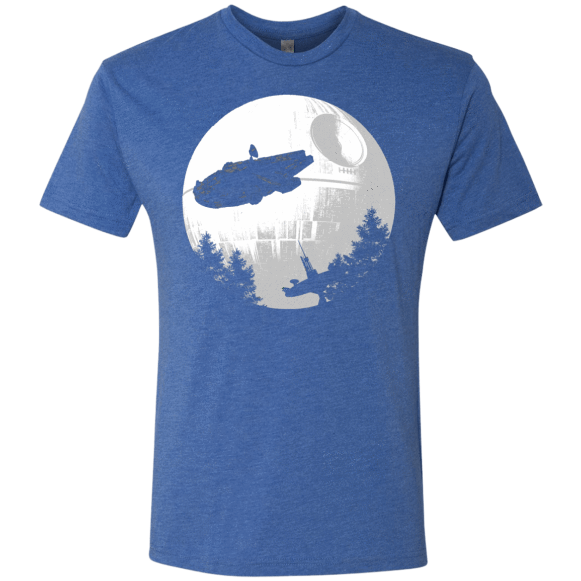 T-Shirts Vintage Royal / S ET Parody Men's Triblend T-Shirt