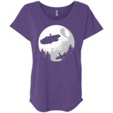 T-Shirts Purple Rush / X-Small ET Parody Triblend Dolman Sleeve