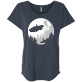 T-Shirts Vintage Navy / X-Small ET Parody Triblend Dolman Sleeve