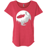 T-Shirts Vintage Red / X-Small ET Parody Triblend Dolman Sleeve