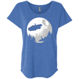 T-Shirts Vintage Royal / X-Small ET Parody Triblend Dolman Sleeve